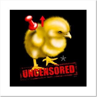 Pin Up Chick Uncensored Posters and Art